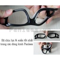 Kính Đá Bóng Chịu Lực Gọng Dẻo Panlees JH823 Đen - ProSwim.vn