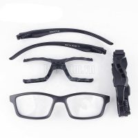 Bộ Kính Bóng Đá Bóng Rổ Tennis Cho Người Cận 3 Chức Năng Basto - Gọng Bạc - ProSwim.vn
