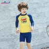 Bộ Bơi Trẻ Em Rời Dài Tay DS35 Vàng Tay Xanh - ProSwim.vn